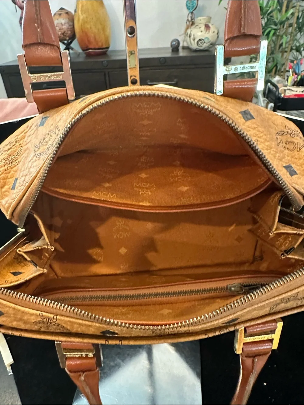 MCM speedy satchel